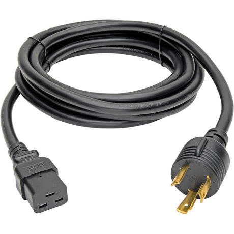 Eaton Tripp Lite Series Power Cord, C19 to NEMA L6-30 - Heavy-Duty, 20A, 100-250V, 12 AWG, 12 ft. (3.66 m), Black — P040-012-P30