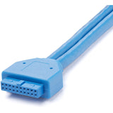StarTech.com 2 Port Panel Mount USB 3.0 (5Gbps) Cable - USB A to Motherboard Header Cable F/F — USB3SPNLAFHD