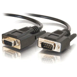 C2G 10ft DB9 M/F Extension Cable - Black — 52031