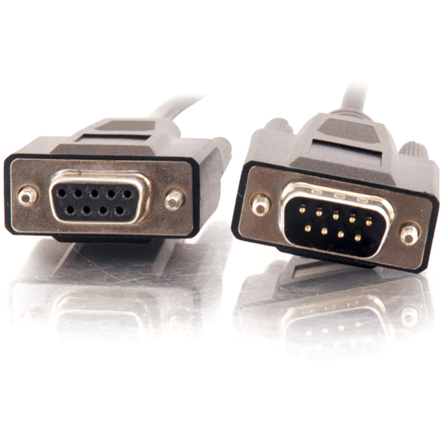 C2G 10ft DB9 M/F Extension Cable - Black — 52031