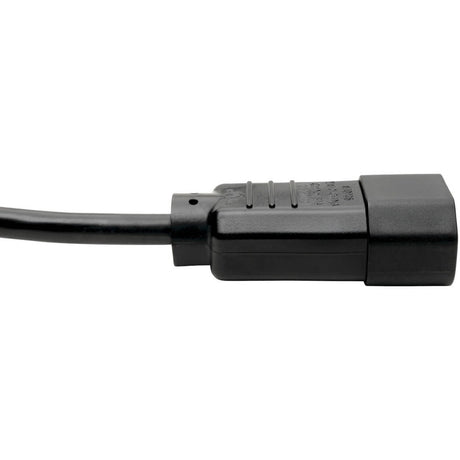 Eaton Tripp Lite Series C14 Male to C13 Female Splitter, PDU Style - C14 to 2x C13, 10A, 250V, 18 AWG, 6 ft. (1.83 m), Black — P004-006-2C13