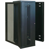 Eaton Tripp Lite Series SmartRack 26U Low-Profile Switch-Depth Wall-Mount Half-Height Rack Enclosure, Hinged Back — SRW26US