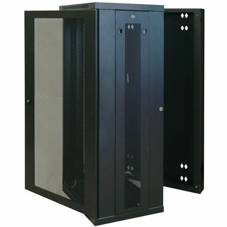 Eaton Tripp Lite Series SmartRack 26U Low-Profile Switch-Depth Wall-Mount Half-Height Rack Enclosure, Hinged Back — SRW26US