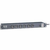 Eaton Tripp Lite Series 1U Rack-Mount Network Server Power Strip, 120V, 15A, 6-Outlet (Front-Facing), 15 ft. (4.57 m) Cord — RS-0615-F
