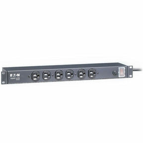 Eaton Tripp Lite Series 1U Rack-Mount Network Server Power Strip, 120V, 15A, 6-Outlet (Front-Facing), 15 ft. (4.57 m) Cord — RS-0615-F