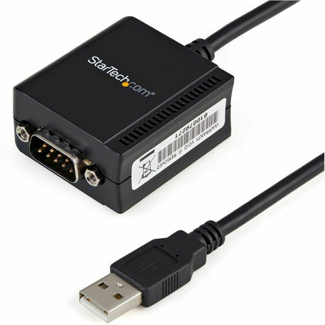 StarTech.com 1 Port FTDI USB to Serial RS232 Adapter Cable with COM Retention — ICUSB2321F