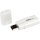 StarTech.com USB 2.0 to Audio Adapter - Sound card - stereo - Hi-Speed USB — ICUSBAUDIO