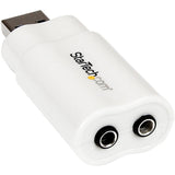 StarTech.com USB 2.0 to Audio Adapter - Sound card - stereo - Hi-Speed USB — ICUSBAUDIO