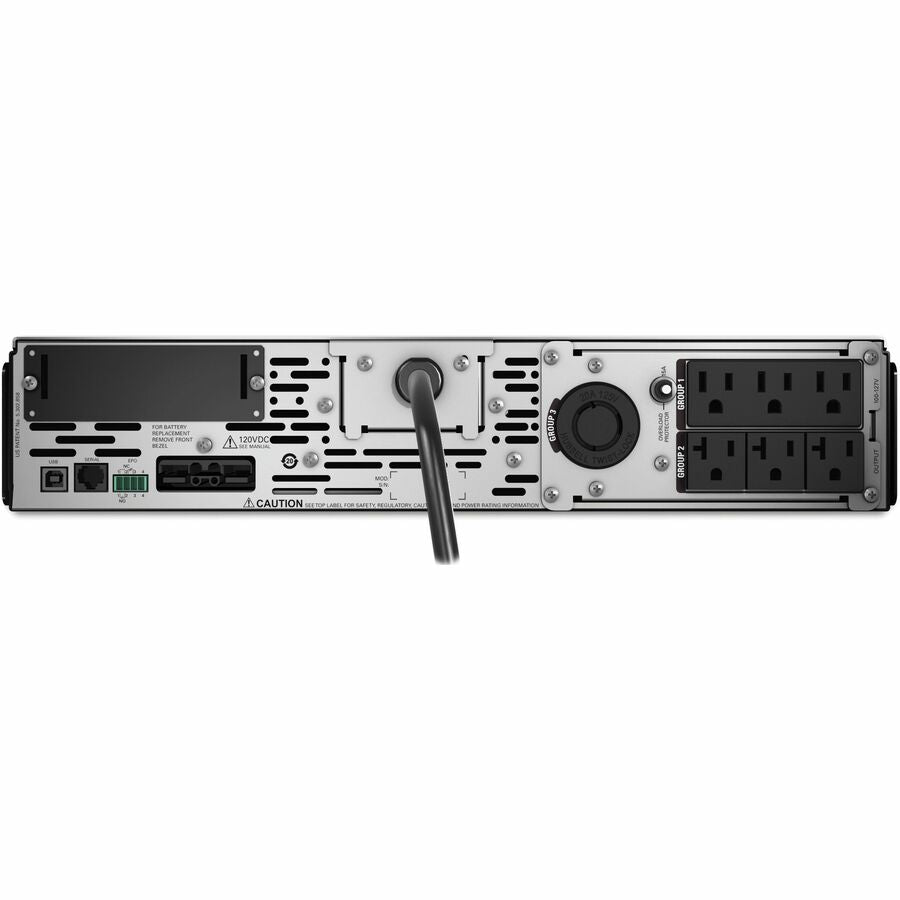 APC Smart-UPS X, Line Interactive, 2000VA, Rack/tower convertible 2U, 100V-127V, 3x 5-15R+3x 5-20R+1x L5-20R NEMA, SmartSlot, Extended runtime — SMX2000RMLV2U