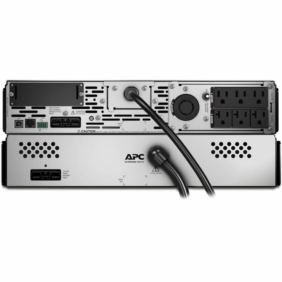 APC Smart-UPS X, Line Interactive, 2000VA, Rack/tower convertible 2U, 100V-127V, 3x 5-15R+3x 5-20R+1x L5-20R NEMA, SmartSlot, Extended runtime — SMX2000RMLV2U