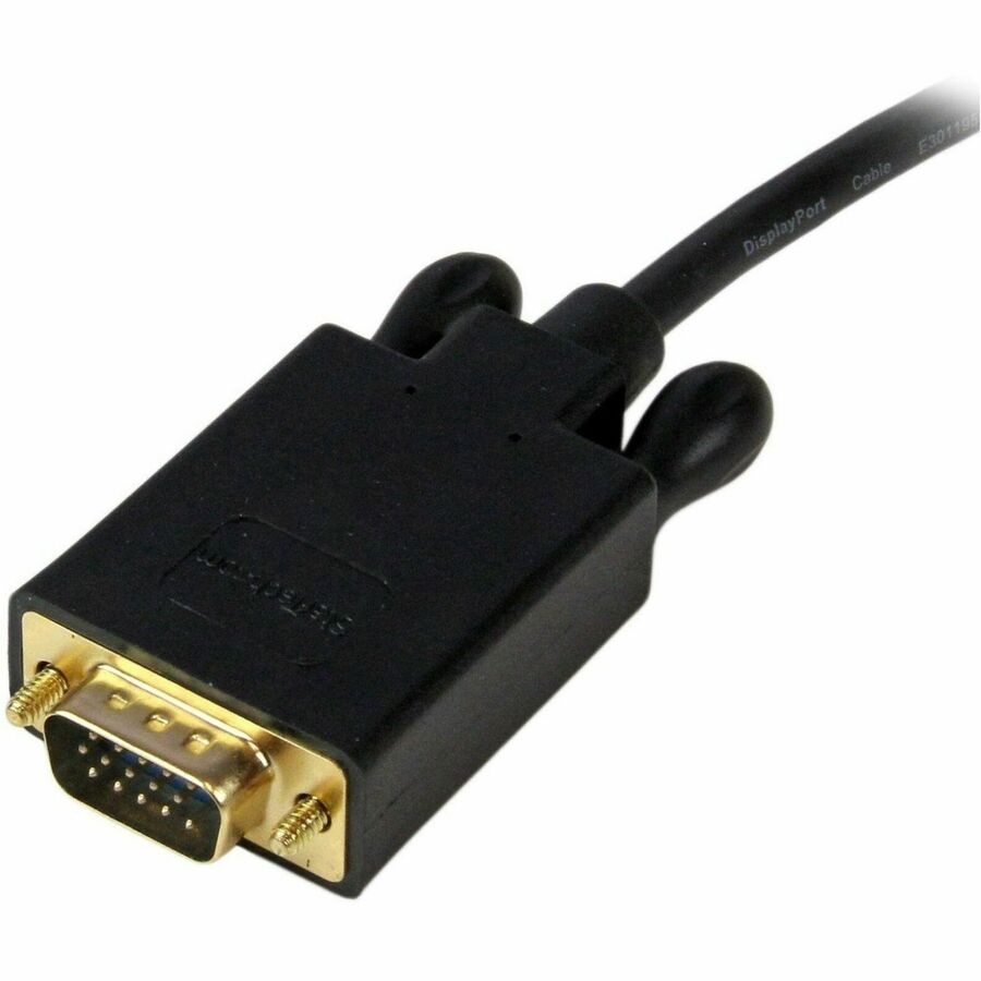 StarTech.com 6ft (1.8m) DisplayPort to VGA Cable, Active DisplayPort to VGA Adapter Cable, 1080p Video, DP to VGA Monitor Converter Cable — DP2VGAMM6B