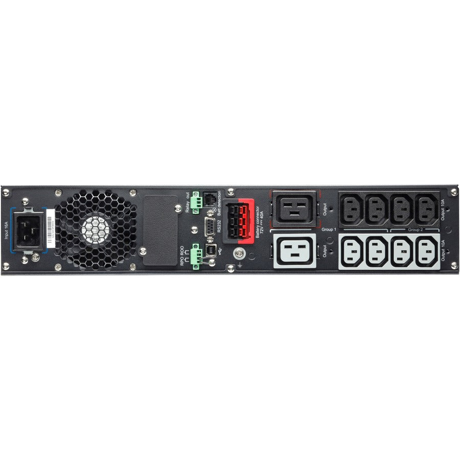 Eaton 9PX 3000VA 2700W 120V Online Double-Conversion UPS - L5-30P, 6x 5-20R, 1 L5-30R Outlets, Cybersecure Network Card, Extended Run, 2U Rack/Tower — 9PX3000RTN