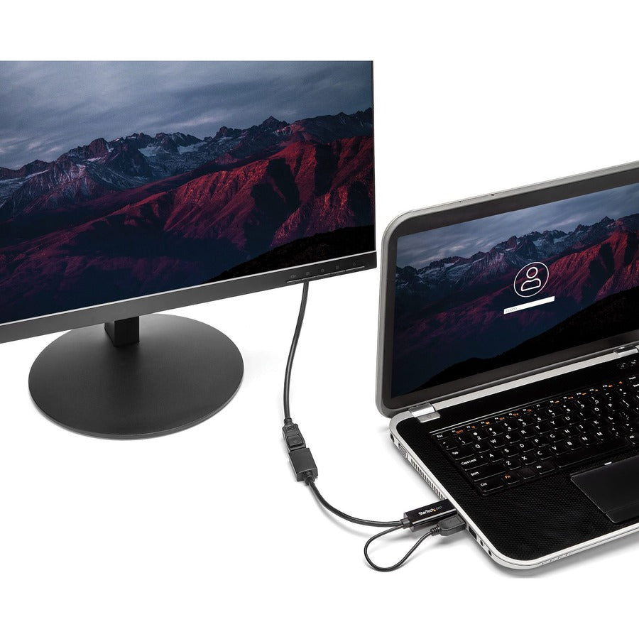 StarTech.com HDMI to DisplayPort Adapter - 4K 30Hz - HDMI to DisplayPort Converter - Compact HDMI to DP Adapter - USB-Powered — HD2DP