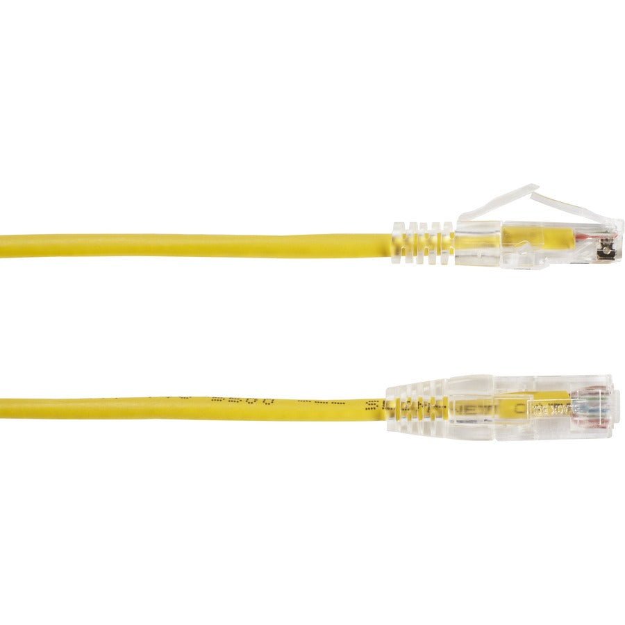Black Box Slim-Net Cat.6a UTP Patch Network Cable — C6APC28-YL-15