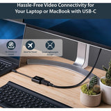 StarTech.com USB C to DisplayPort Adapter 4K 60Hz - USB Type-C to DP 1.4 Monitor Video Converter (DP Alt Mode) - Thunderbolt 3 Compatible — CDP2DP