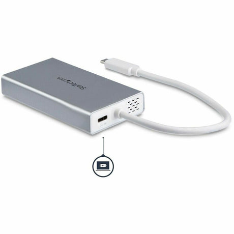StarTech.com USB-C Multiport Adapter - USB-C Travel Dock w/ 4K HDMI - 60W PD Pass-Through, GbE, 2x USB-A - Mini USB Type-C Docking Station — DKT30CHPDW