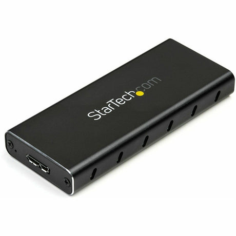StarTech.com M.2 SSD Enclosure for M.2 SATA SSDs - USB 3.1 (10Gbps) with USB-C Cable - External Enclosure for USB-C Host - Aluminum — SM21BMU31C3