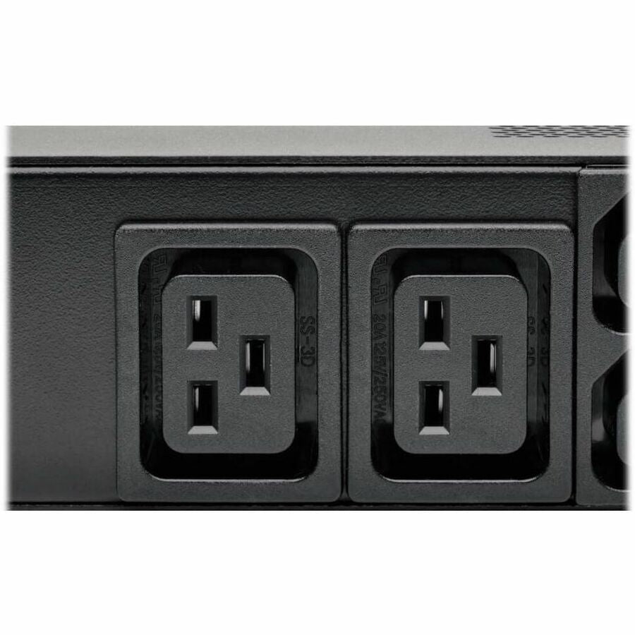 Eaton Tripp Lite Series 5.8kW Single-Phase Local Metered PDU, 200-240V Outlets (8 C19 and 40 C13), L6-30P, 10 ft. (3.05 m) Cord, 0U Vertical, TAA, 70 in. — PDUMV30HV2
