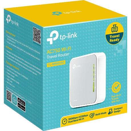 TP-Link TL-WR902AC - AC750 Wireless Portable Nano Travel Router — TL-WR902AC
