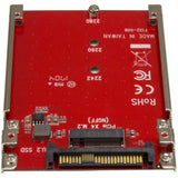 StarTech.com M.2 to U.2 Adapter - M.2 Drive to U.2 (SFF-8639) Host Adapter for M.2 PCIe NVMe SSDs - M.2 Drive Adapter - M.2 PCIe SSD Adapter — U2M2E125
