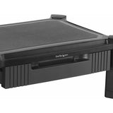 StarTech.com Adjustable Monitor Riser, Drawer, Monitors up to 32" (22lb/10kg), Adjustable Height, Monitor Stand, Computer Monitor Riser — MONSTADJD