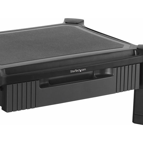 StarTech.com Adjustable Monitor Riser, Drawer, Monitors up to 32" (22lb/10kg), Adjustable Height, Monitor Stand, Computer Monitor Riser — MONSTADJD