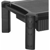 StarTech.com Adjustable Monitor Riser, Drawer, Monitors up to 32" (22lb/10kg), Adjustable Height, Monitor Stand, Computer Monitor Riser — MONSTADJD