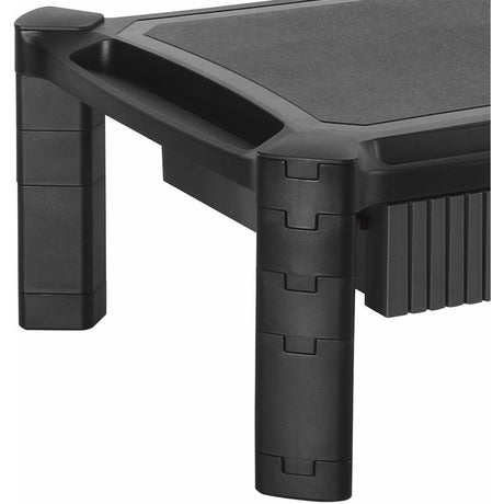 StarTech.com Adjustable Monitor Riser, Drawer, Monitors up to 32" (22lb/10kg), Adjustable Height, Monitor Stand, Computer Monitor Riser — MONSTADJD