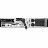 APC Smart-UPS, Line Interactive, 3kVA, Rackmount 2U, 120V, 6x NEMA 5-15R+2x NEMA 5-20R outlets, Network Card, AVR, LCD — SMT3000RM2UNC