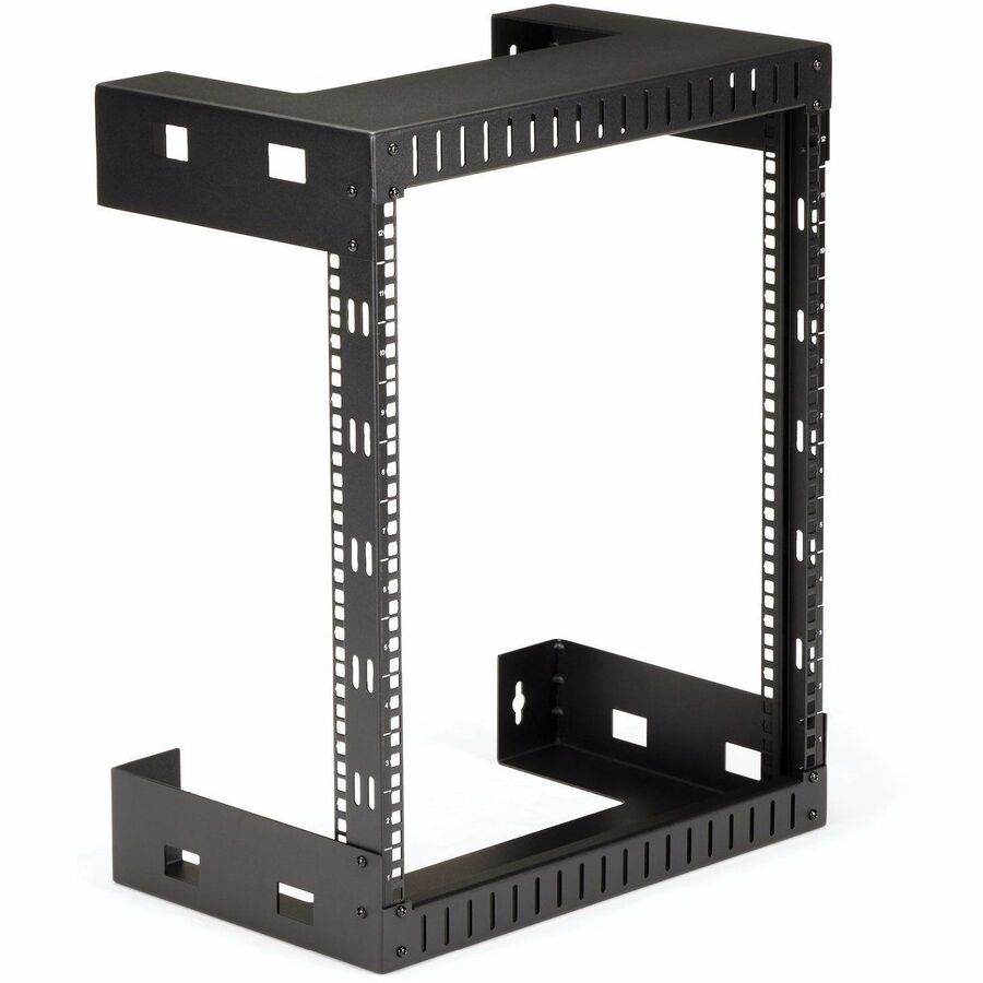 StarTech.com 2-Post 12U Heavy-Duty Wall-Mount Network Rack, 19" Open Frame Server Rack for Computer Equipment, Wall Mount Data Rack~ — RK12WALLO
