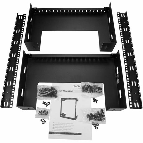 StarTech.com 2-Post 12U Heavy-Duty Wall-Mount Network Rack, 19" Open Frame Server Rack for Computer Equipment, Wall Mount Data Rack~ — RK12WALLO