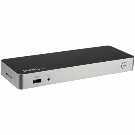StarTech.com USB C Dock - 4K Dual Monitor HDMI & DisplayPort USB Type-C Docking Station - 60W Power Delivery, SD, 4-port USB 3.0 Hub, GbE — DK30CHDDPPD