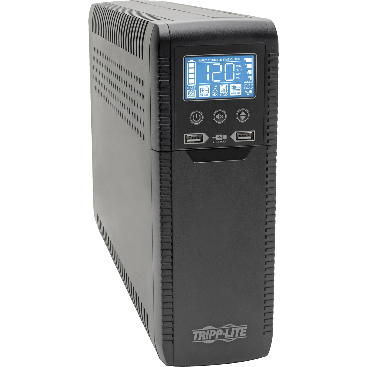 Eaton Tripp Lite Series Line Interactive UPS with USB and 10 Outlets - 120V, 1440VA, 900W, 50/60 Hz, AVR, ECO Series, ENERGY STAR — ECO1500LCD