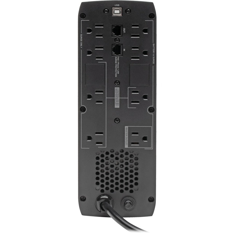 Eaton Tripp Lite Series Line Interactive UPS with USB and 10 Outlets - 120V, 1440VA, 900W, 50/60 Hz, AVR, ECO Series, ENERGY STAR — ECO1500LCD