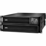 APC Smart-UPS On-Line, 3kVA, Rackmount 2U, 208V/230V, 6x C13+2x C19 IEC outlets, SmartSlot, Extended runtime, W/ rail kit — SRT3000RMXLW-IEC