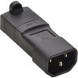 Eaton Tripp Lite Series NEMA 5-15R to C14 Power Cord Adapter - 15A, 125V, Black — P002-000