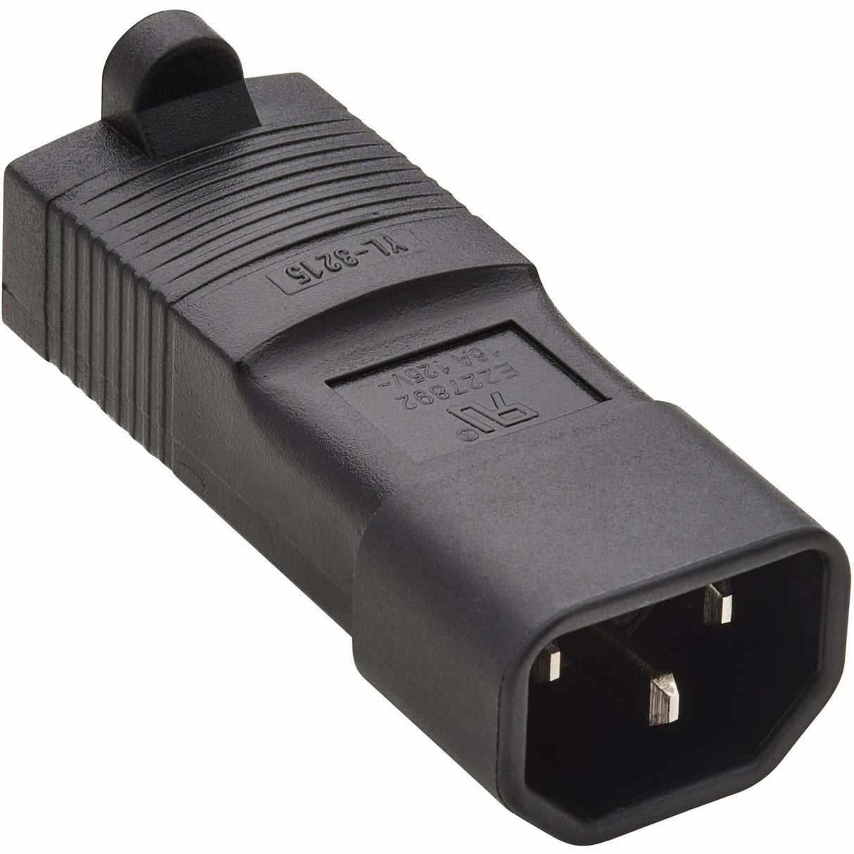 Eaton Tripp Lite Series NEMA 5-15R to C14 Power Cord Adapter - 15A, 125V, Black — P002-000