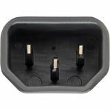 Eaton Tripp Lite Series NEMA 5-15R to C14 Power Cord Adapter - 15A, 125V, Black — P002-000