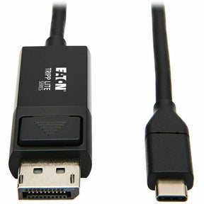 Eaton Tripp Lite Series USB-C to DisplayPort Adapter Cable (M/M), 4K 60 Hz, HDR, Locking DP Connector, 6 ft. (1.8 m) — U444-006-DP-BE