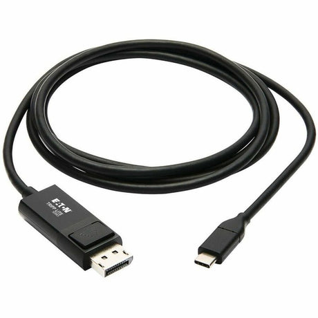 Eaton Tripp Lite Series USB-C to DisplayPort Adapter Cable (M/M), 4K 60 Hz, HDR, Locking DP Connector, 6 ft. (1.8 m) — U444-006-DP-BE