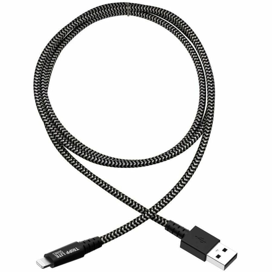 Eaton Tripp Lite Series Heavy-Duty USB-A to Lightning Sync/Charge Cable, MFi Certified - M/M, USB 2.0, 6 ft. (1.83 m) — M100-006-HD