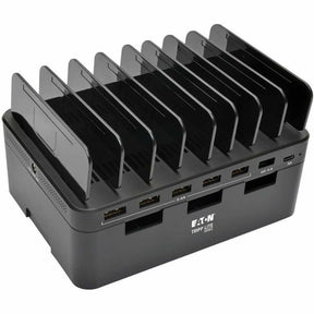 Eaton Tripp Lite Series 7-Port USB Charging Station with Quick Charge 3.0, USB-C Port, Device Storage, 5V 4A (60W) USB Charge Output — U280-007-CQC-ST