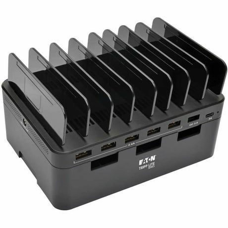Eaton Tripp Lite Series 7-Port USB Charging Station with Quick Charge 3.0, USB-C Port, Device Storage, 5V 4A (60W) USB Charge Output — U280-007-CQC-ST