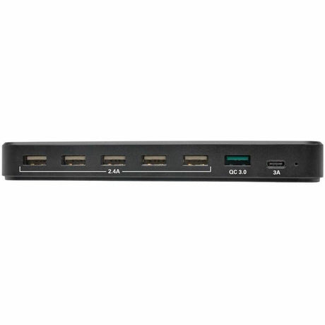 Eaton Tripp Lite Series 7-Port USB Charging Station with Quick Charge 3.0, USB-C Port, Device Storage, 5V 4A (60W) USB Charge Output — U280-007-CQC-ST