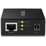 TRENDnet 1000BASE-T to SFP Fiber Media Converter; Gigabit Ethernet to SFP Media Converter; 4Gbps Switching Capactiy; TFC-GSFP