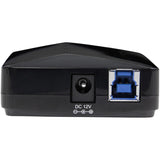 StarTech.com 4-Port USB 3.0 Hub plus Dedicated Charging Port - 5Gbps - 1 x 2.4A Port - Desktop USB Hub and Fast-Charging Station — ST53004U1C