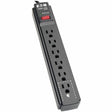 Eaton Tripp Lite Series Protect It! 6-Outlet Surge Protector, 15 ft. Cord, 790 Joules, Black Housing — TLP615B