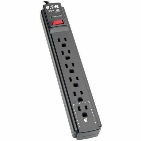 Eaton Tripp Lite Series Protect It! 6-Outlet Surge Protector, 15 ft. Cord, 790 Joules, Black Housing — TLP615B