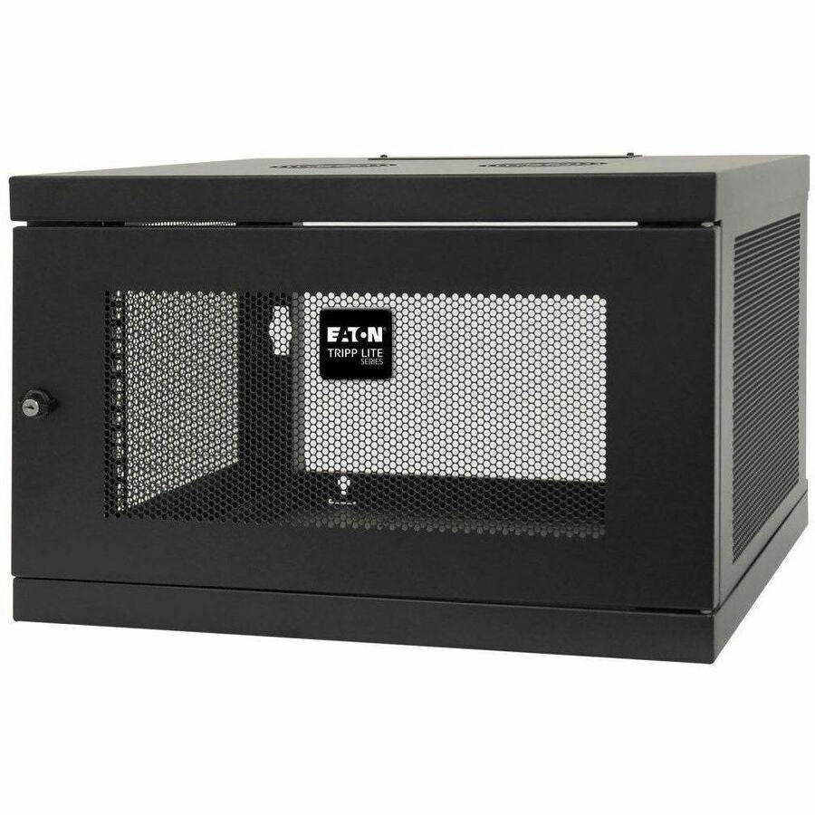 Eaton Tripp Lite Series SmartRack 6U Low-Profile Switch-Depth Knock-Down Wall-Mount Mini Rack Enclosure — SRW6UKD