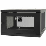 Eaton Tripp Lite Series SmartRack 6U Low-Profile Switch-Depth Knock-Down Wall-Mount Mini Rack Enclosure — SRW6UKD